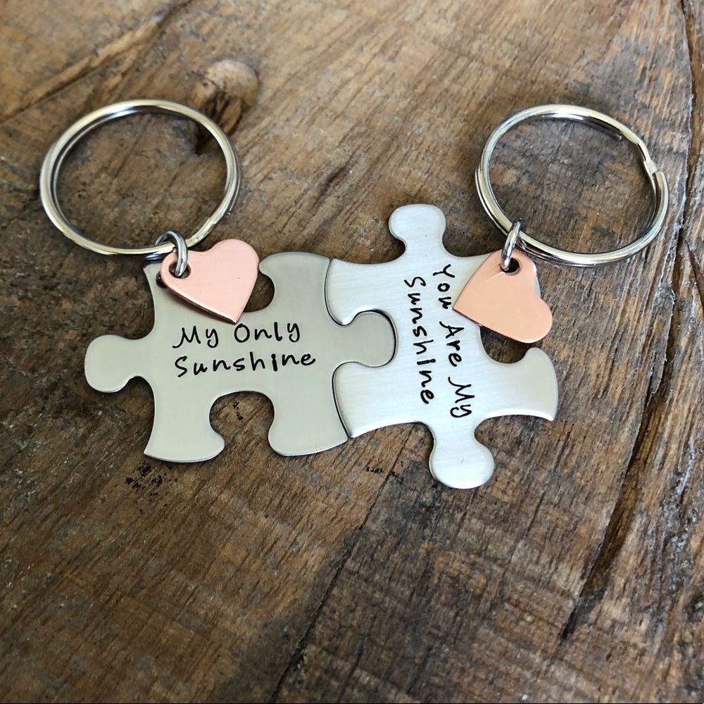 You are my Sunshine Keychains Stainless Steel